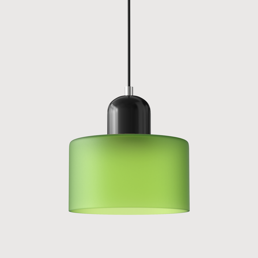 Glass pendant light