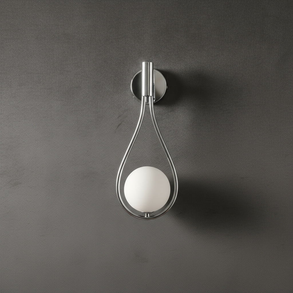 modern nordic wall lamp silver