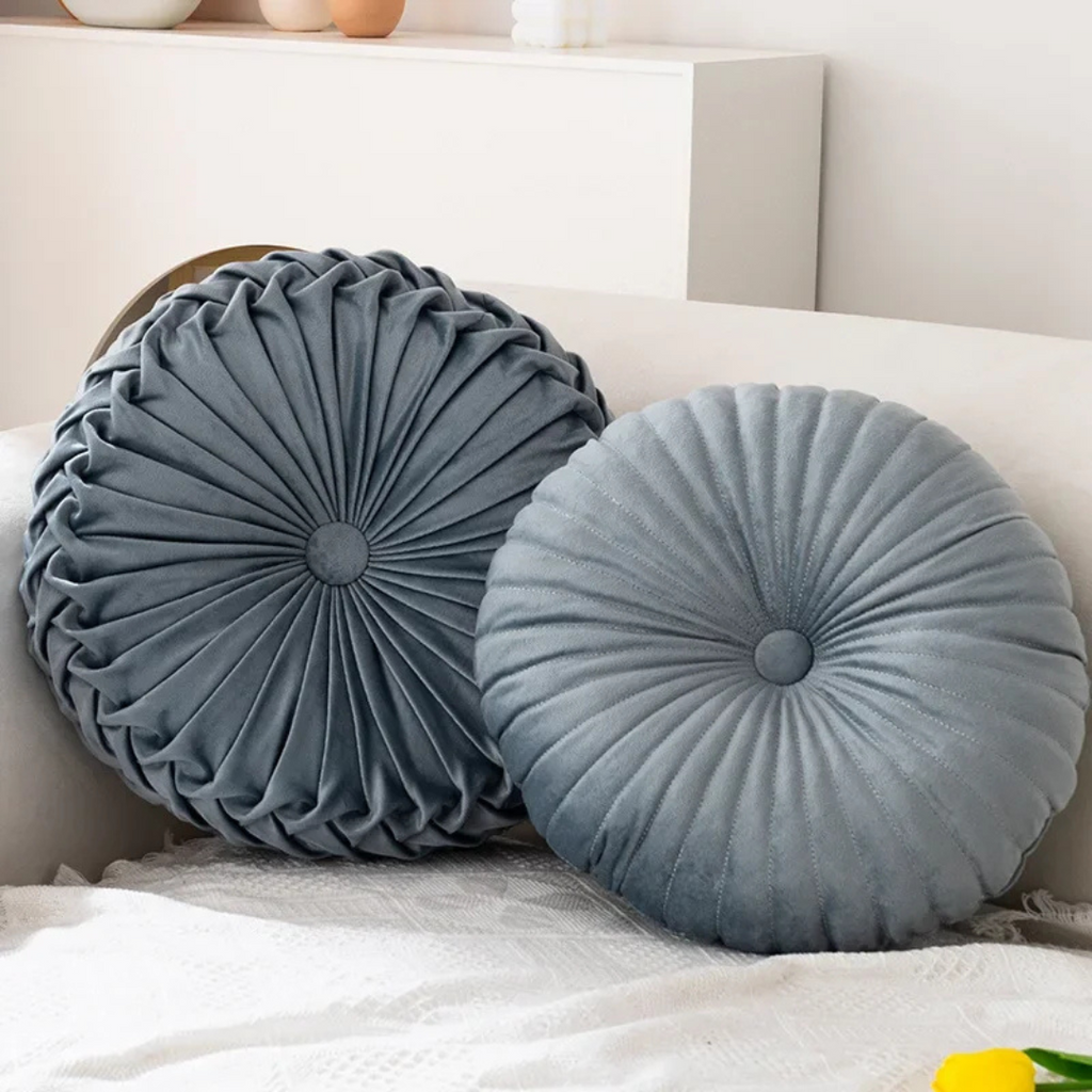 Fluffy decorative throw pillow