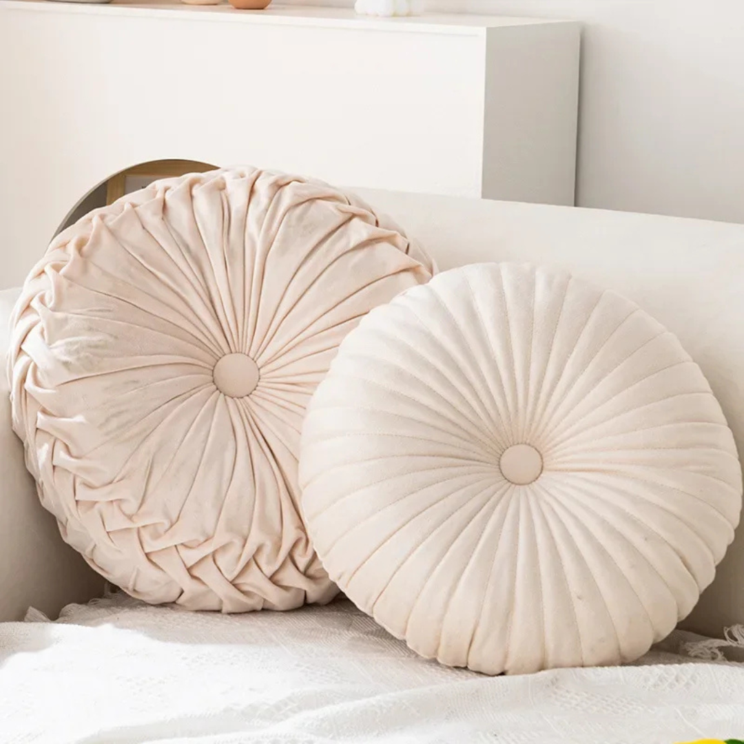 Fluffy decorative throw pillow
