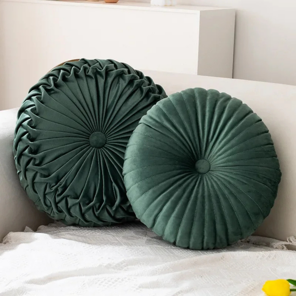 Fluffy decorative throw pillow
