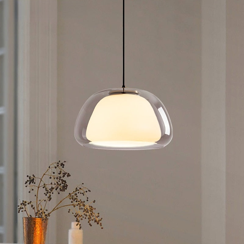 Modern globe pendant light