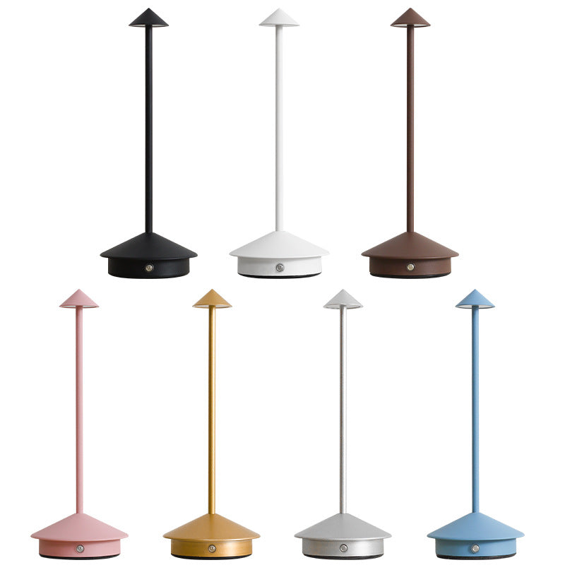 Cordless LED table lamp detail
