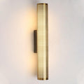 Gold vanity wall sconce
